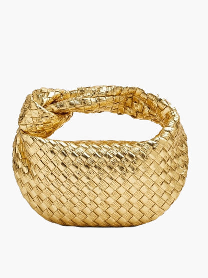 Gevlochten Mini-Handtas Isabella Dames Compacte Elegante Schoudertas Vakantie Essentials Strandtas Zomer