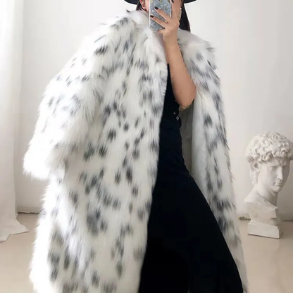 Sofie | Luxe nepbontjas in de kleur Wit voor dames in stijl ideaal voor de herfst.