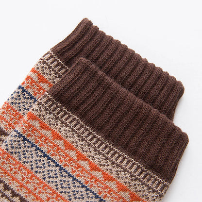 Sofie | Super warme Scandinavische schapenwol sokken in de kleur Gemengde kleur voor dames in Lounge stijl ideaal voor de winter