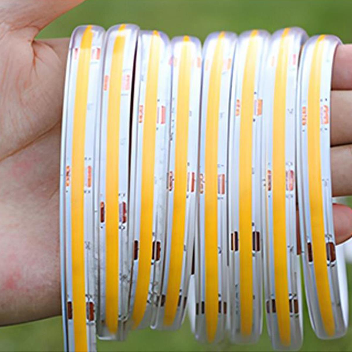 LED Strip Buiten Solar 5W Warmwit IP65 Tuin Trap Terras Inbouw Lichtstrip Flexibel 3000K Oprit Pad Sfeerverlichting Buiten