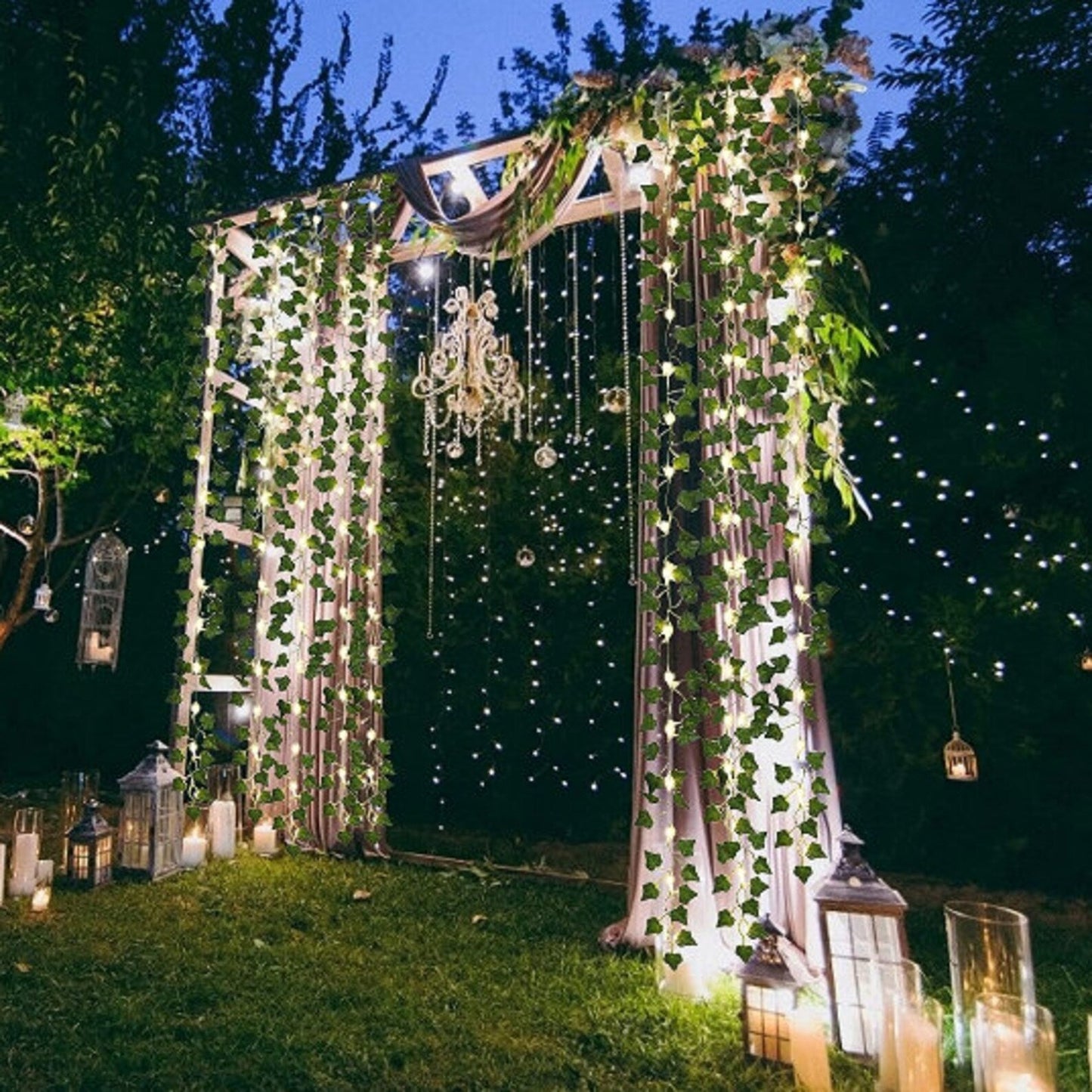 Zonne-energie Klimop Lichtslinger voor Tuin en Terras
