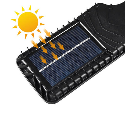 Waterdichte Solar Buitenlamp met Bewegingssensor 100W – IP67 LED-Schijnwerper voor Erf, Oprit en Tuin met Afstandsbediening