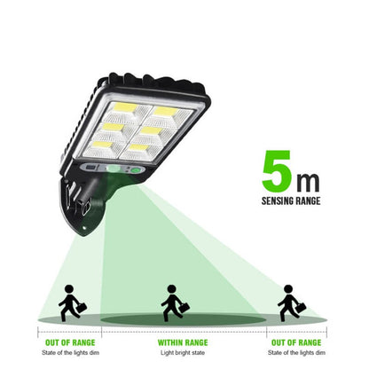Waterdichte Solar Buitenlamp met Bewegingssensor 100W – IP67 LED-Schijnwerper voor Erf, Oprit en Tuin met Afstandsbediening