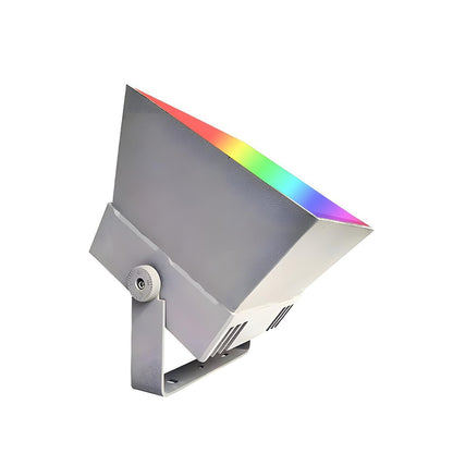 LED Schijnwerper RGB Aluminium Grijs IP65 Tuin Gevel Boom Accentverlichting Buitenspot Kleurverlichting Villa