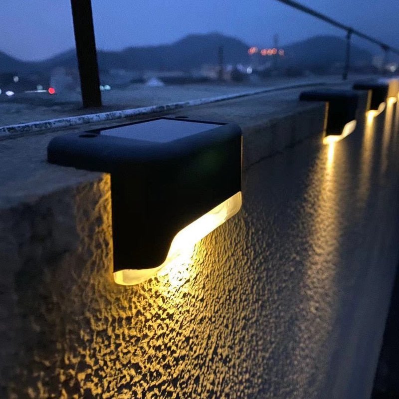 Zonne-energie Trapverlichting Waterdicht LED Buiten voor Tuin en Trap