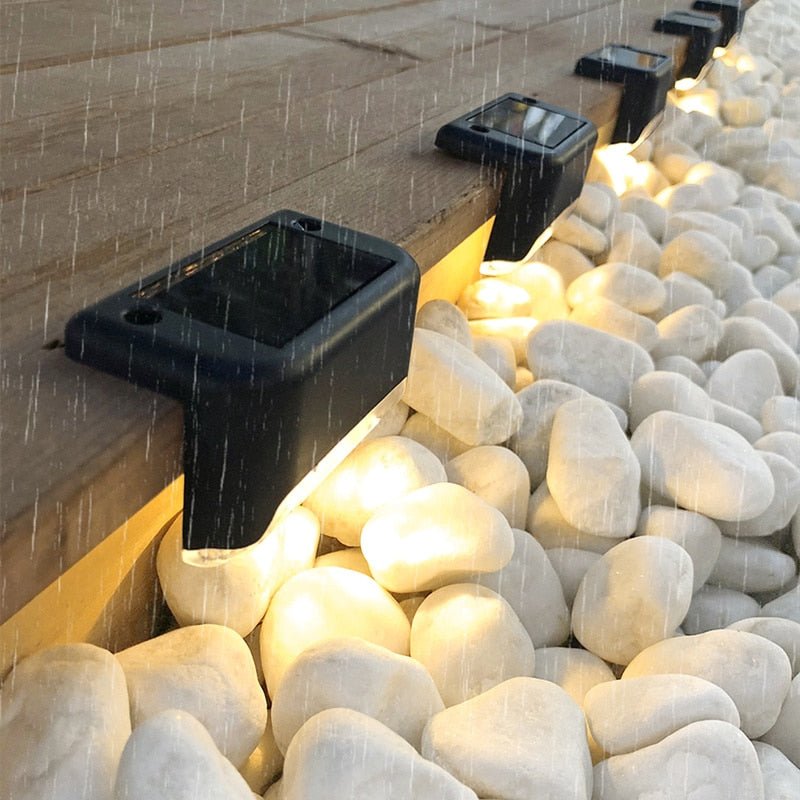 Zonne-energie Trapverlichting Waterdicht LED Buiten voor Tuin en Trap