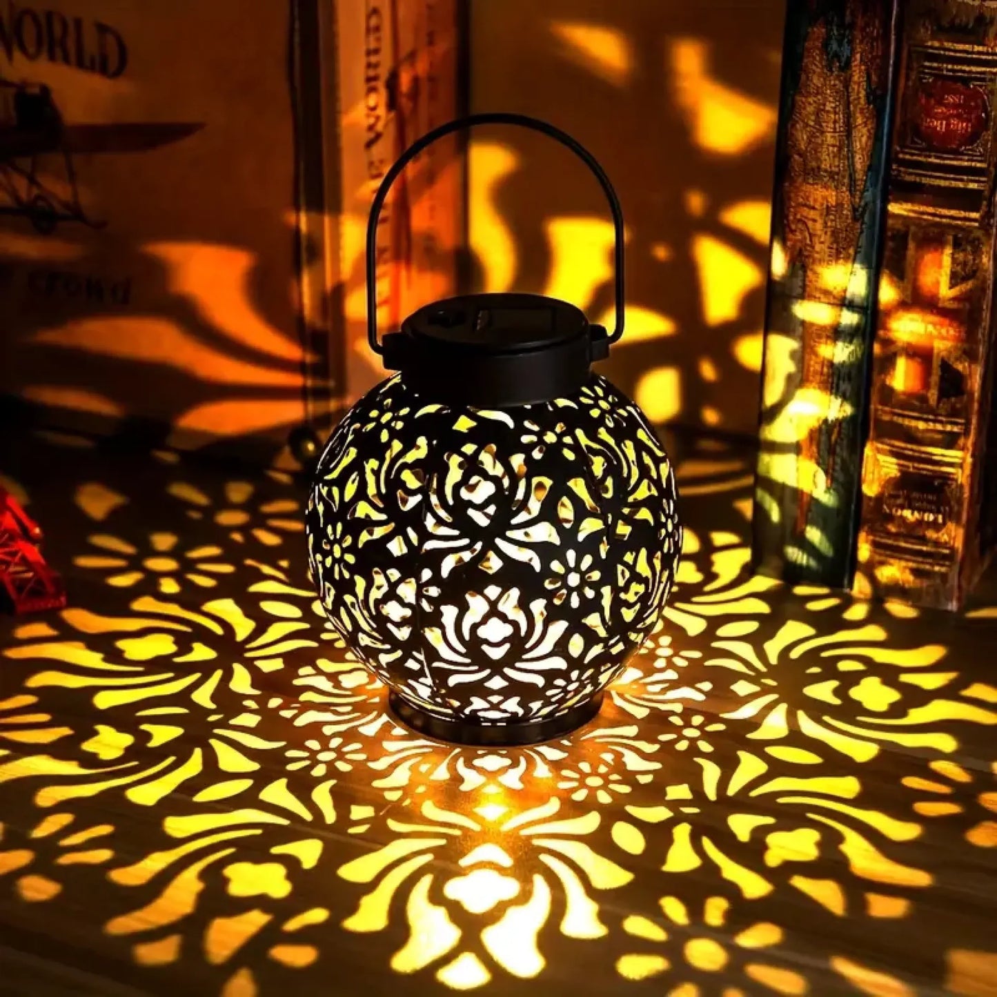 Solarverlichting voor Terras & Tuin – Ronde Sfeerlamp met Warm Licht