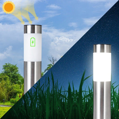 Solar Tuinpadverlichting met Lichtsensor IP65 Waterbestendig 42cm Roestvrij Staal
