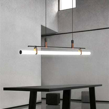 Minimalistische LED Hanglamp Met Slank Buisontwerp En Gericht Werklicht