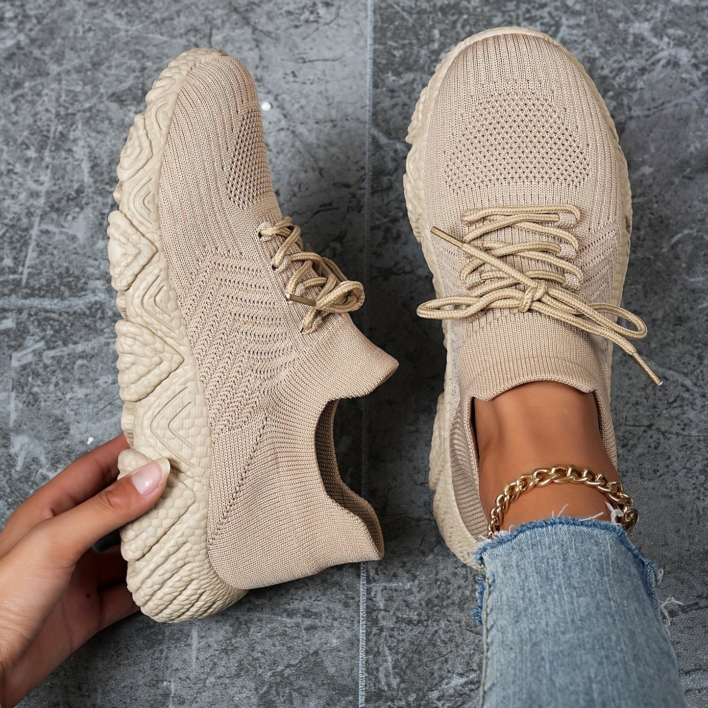 Dames Sneakers Ademend Comfortabel Laag Model - StudioMarella