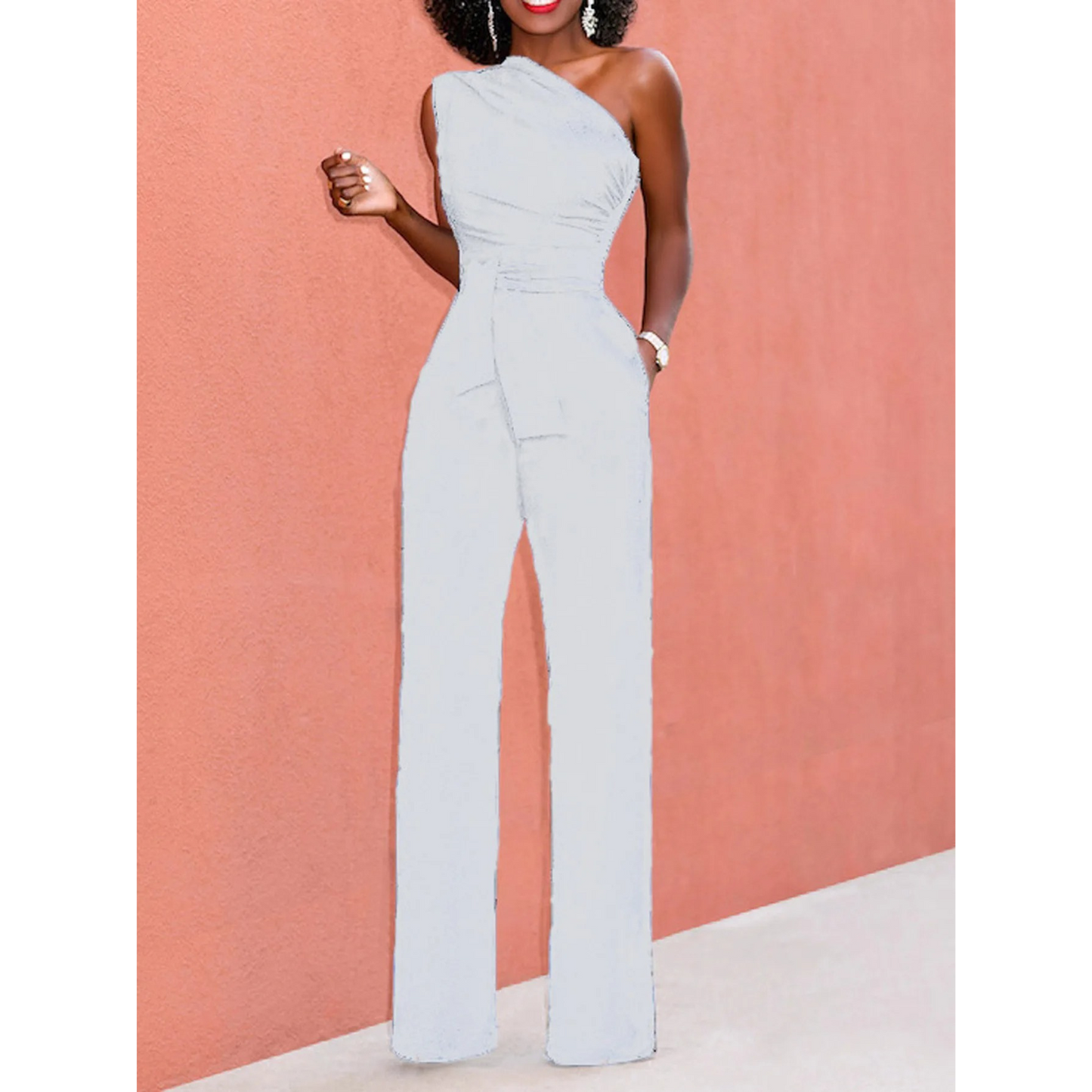 Zomer Jurk Jumpsuit Korte Mouwen Wijd Model - StudioMarella