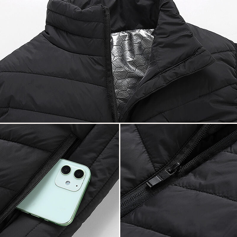 Verwarmingsvest met USB-Oplaadbare Verwarmingszones | Grafeen-Verwarmingstechnologie voor Outdoor & Winter