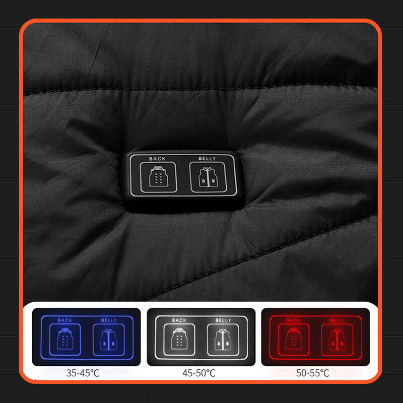 Verwarmingsvest met USB-Oplaadbare Verwarmingszones | Grafeen-Verwarmingstechnologie voor Outdoor & Winter