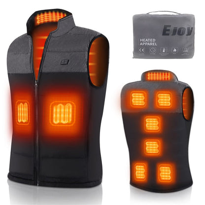 Verwarmingsvest met USB-Oplaadbare Verwarmingszones | Grafeen-Verwarmingstechnologie voor Outdoor & Winter