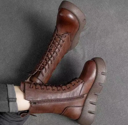 Dameslaarzen Warm Fleecevoering Dikke Zool Winterstijl