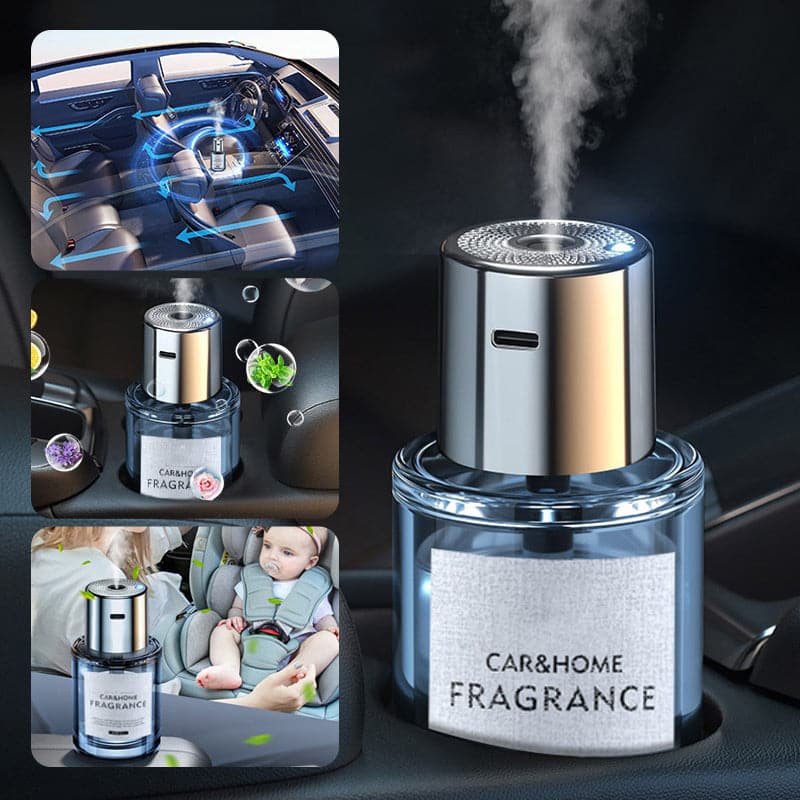 Automatische Auto-Luchtverfrisser met Ultrasone Vernevelingstechnologie – 5 Standen – Alcoholvrij – 160ml