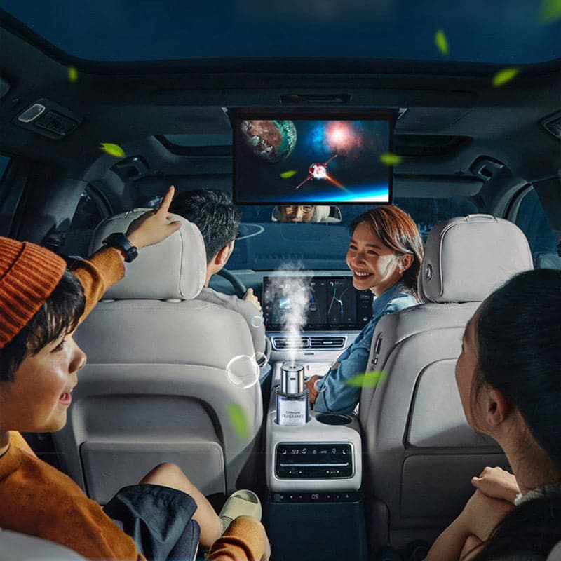 Automatische Auto-Luchtverfrisser met Ultrasone Vernevelingstechnologie – 5 Standen – Alcoholvrij – 160ml