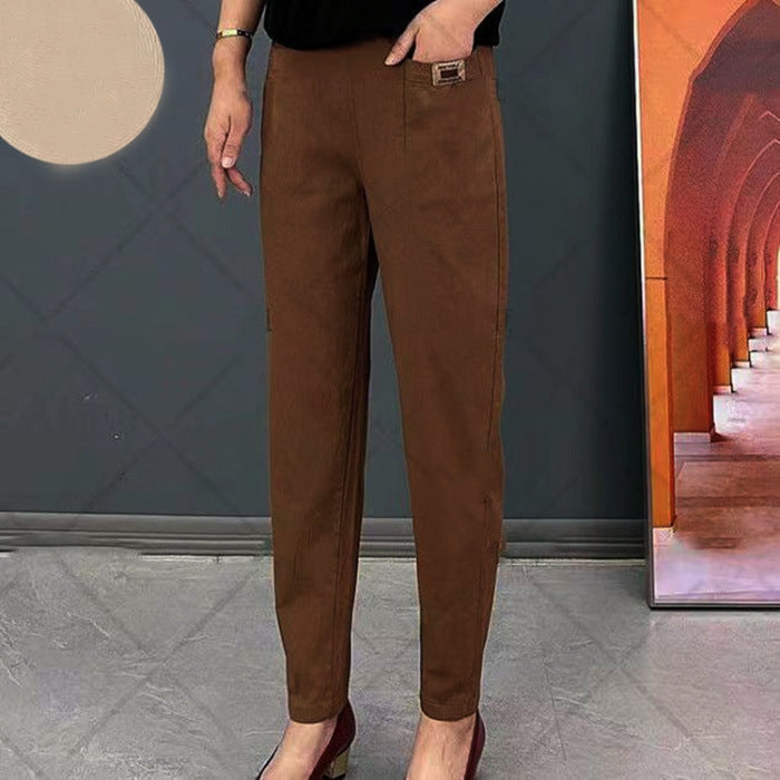 Dames Pantalon van Katoen Comfortabel Oriana