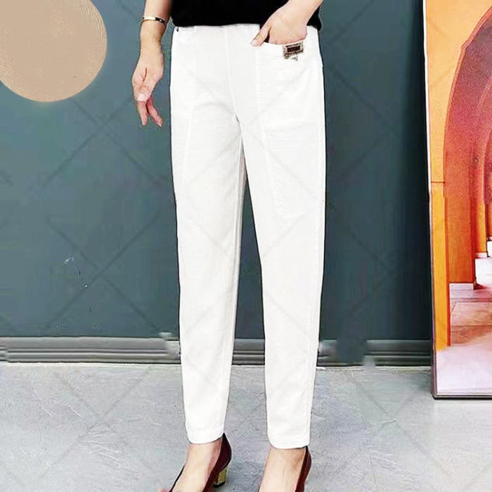 Dames Pantalon van Katoen Comfortabel Oriana