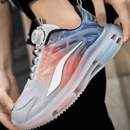 Herensneakers Zwart Wit Gradient Effect