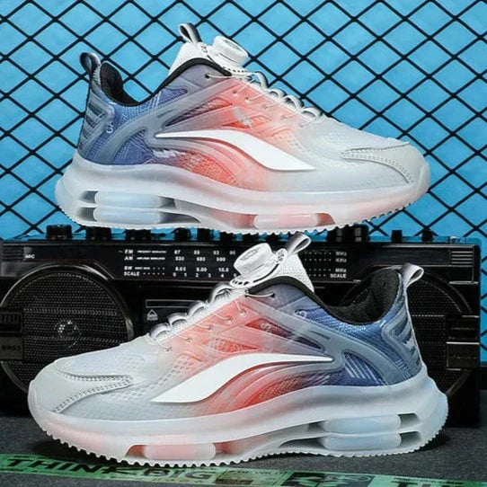 Herensneakers Zwart Wit Gradient Effect - StudioMarella