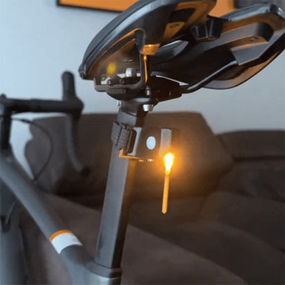 LED Achterlicht voor Fiets 40 Lumen Zichtbaarheid Veilig Fietsen Dag en Nacht Racefiets