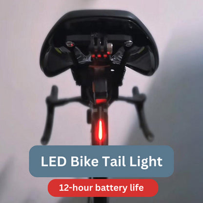 LED Achterlicht voor Fiets 40 Lumen Zichtbaarheid Veilig Fietsen Dag en Nacht Racefiets