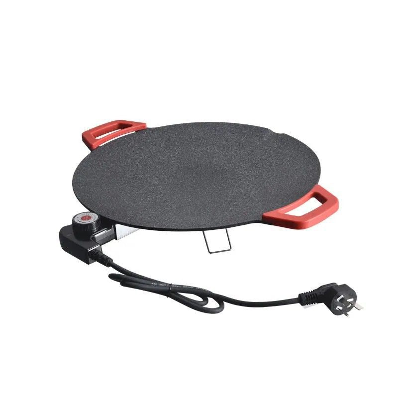 Rookvrije Elektrische Grillplaat – Multifunctionele Contactgrill voor Binnen en Buiten 28cm