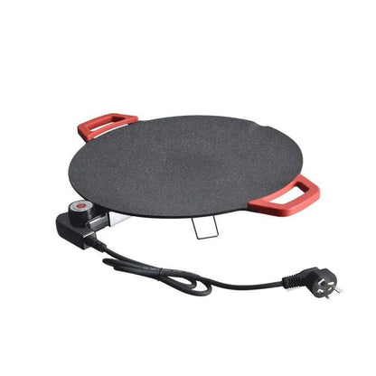 Rookvrije Elektrische Grillplaat – Multifunctionele Contactgrill voor Binnen en Buiten 28cm