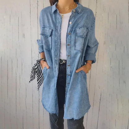 Grote Heren Denim Jas Oversized Model - StudioMarella
