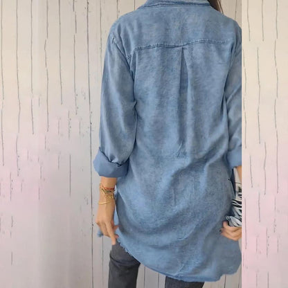 Grote Heren Denim Jas Oversized Model
