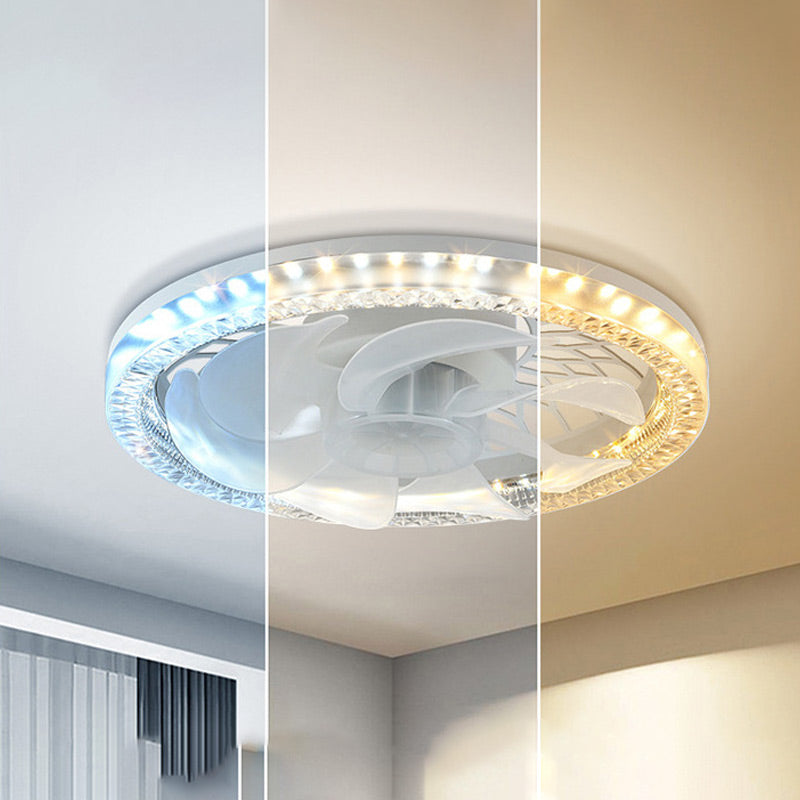 Ventilator met Verlichting – Rustgevend Licht en Koele Bries – Afstandsbediening – 4 Standen