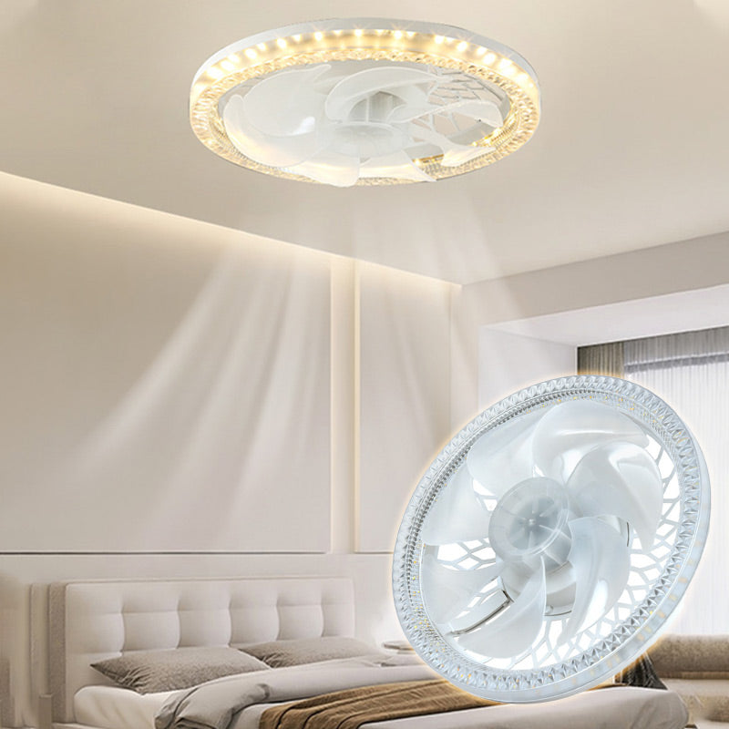 Ventilator met Verlichting – Rustgevend Licht en Koele Bries – Afstandsbediening – 4 Standen