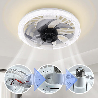 Ventilator met Verlichting – Rustgevend Licht en Koele Bries – Afstandsbediening – 4 Standen