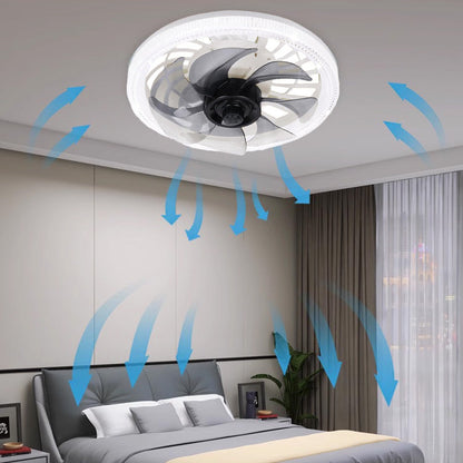 Ventilator met Verlichting – Rustgevend Licht en Koele Bries – Afstandsbediening – 4 Standen
