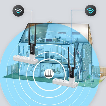WiFi Repeater 300Mbps – Verbetert je Draadloze Netwerkbereik – USB-Gevoed – Compact & Draagbaar