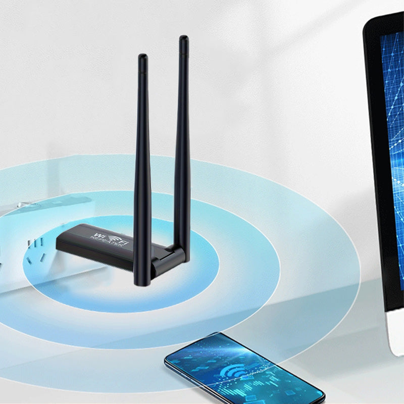 WiFi Repeater 300Mbps – Verbetert je Draadloze Netwerkbereik – USB-Gevoed – Compact & Draagbaar