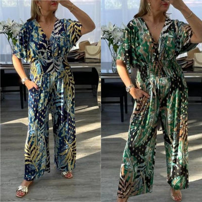 Dames Zomerbodysuit Plusmaat Elastische Taille