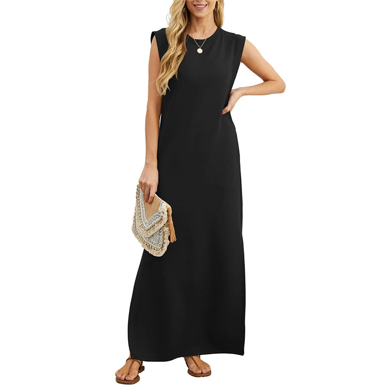 Elegante Jurk Lange Vloeiende Middellange Jurk - StudioMarella