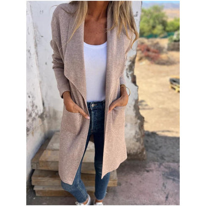 Lange Mouw Vest voor Mannen met Blazer Kraag