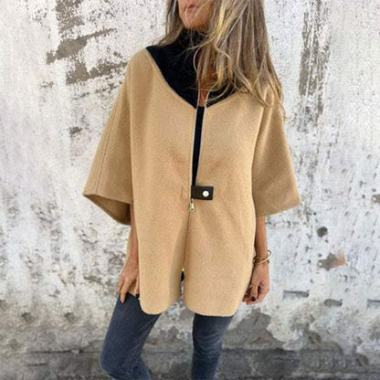 Elegante Coltrui Jas met Hoge Kraag