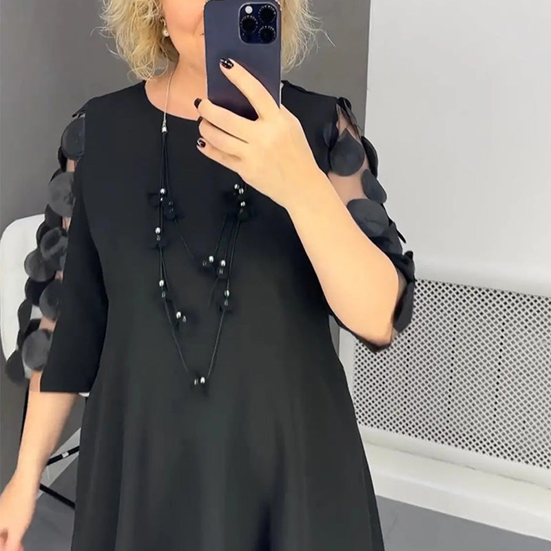 Cecilia | Vrouwelijke Jurk Plusmaat Losvallend Model