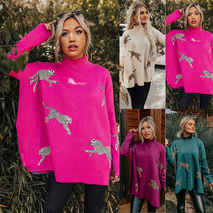 Leopard Print Trui voor Vrouw Wild Dierenprint - StudioMarella