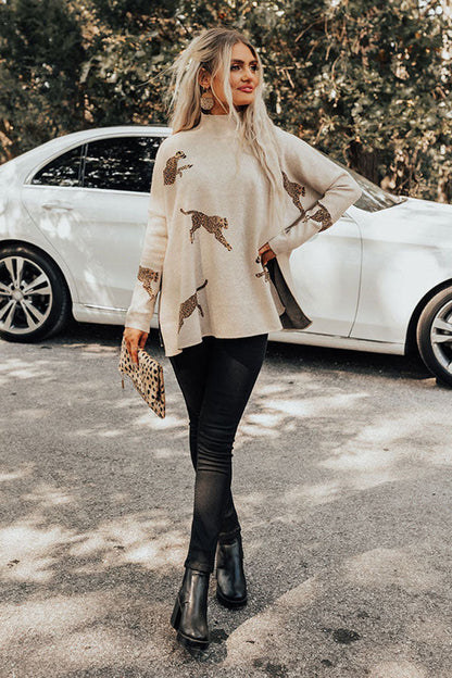 Leopard en Tijger Dames Trui