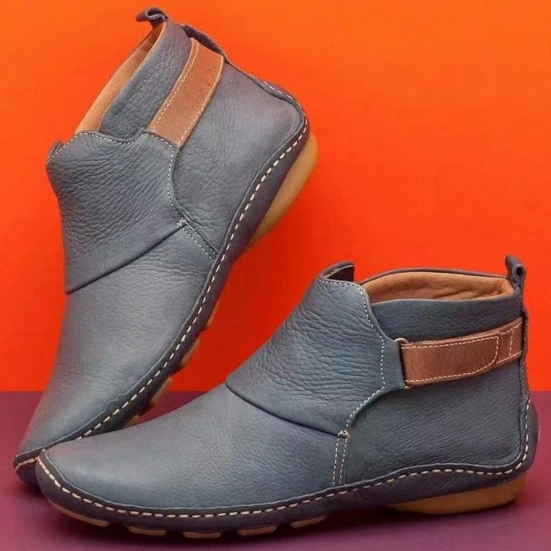 Comfortabele Enkellaarsjes Slip-on voor Dames