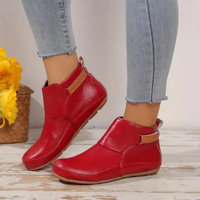 Comfortabele Enkellaarsjes Slip-on voor Dames