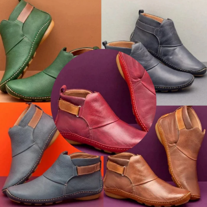 Comfortabele Enkellaarsjes Slip-on voor Dames
