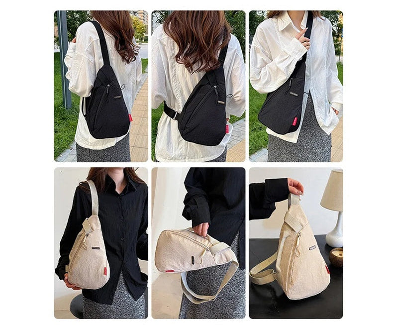 Crossbody Rugzak voor Dagelijks Gebruik Multifunctioneel