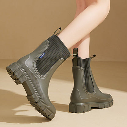 Waterdichte Laarzen met Dikke Zolen voor Damen