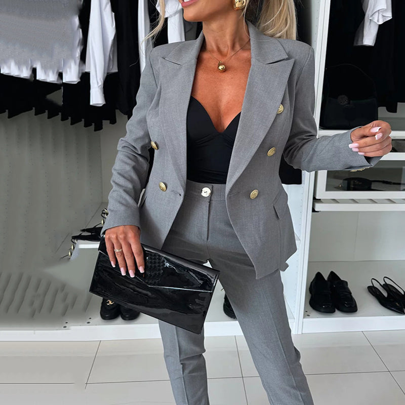 Dames Tailored Power Set Formele Pasvorm